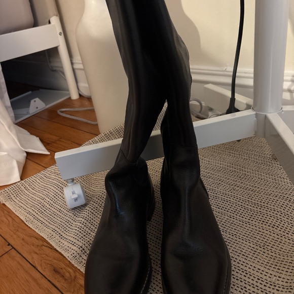 Franco Sarto Meyer High Shaft Boots – Black Leather – Size 7.5 - Picture 2 of 6